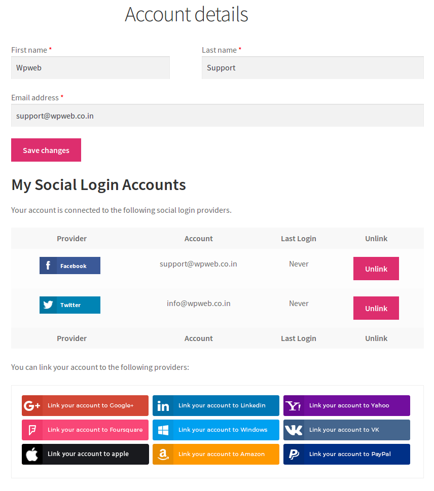 Provide Account Management Tools