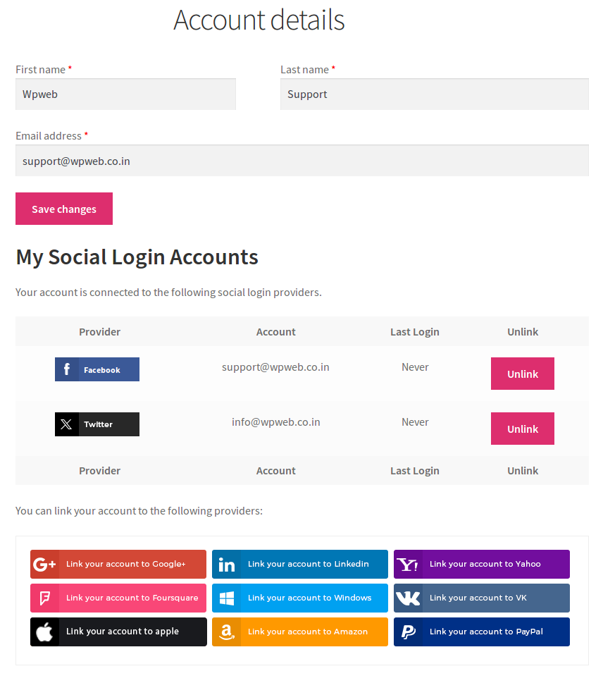 Provide Account Management Tools